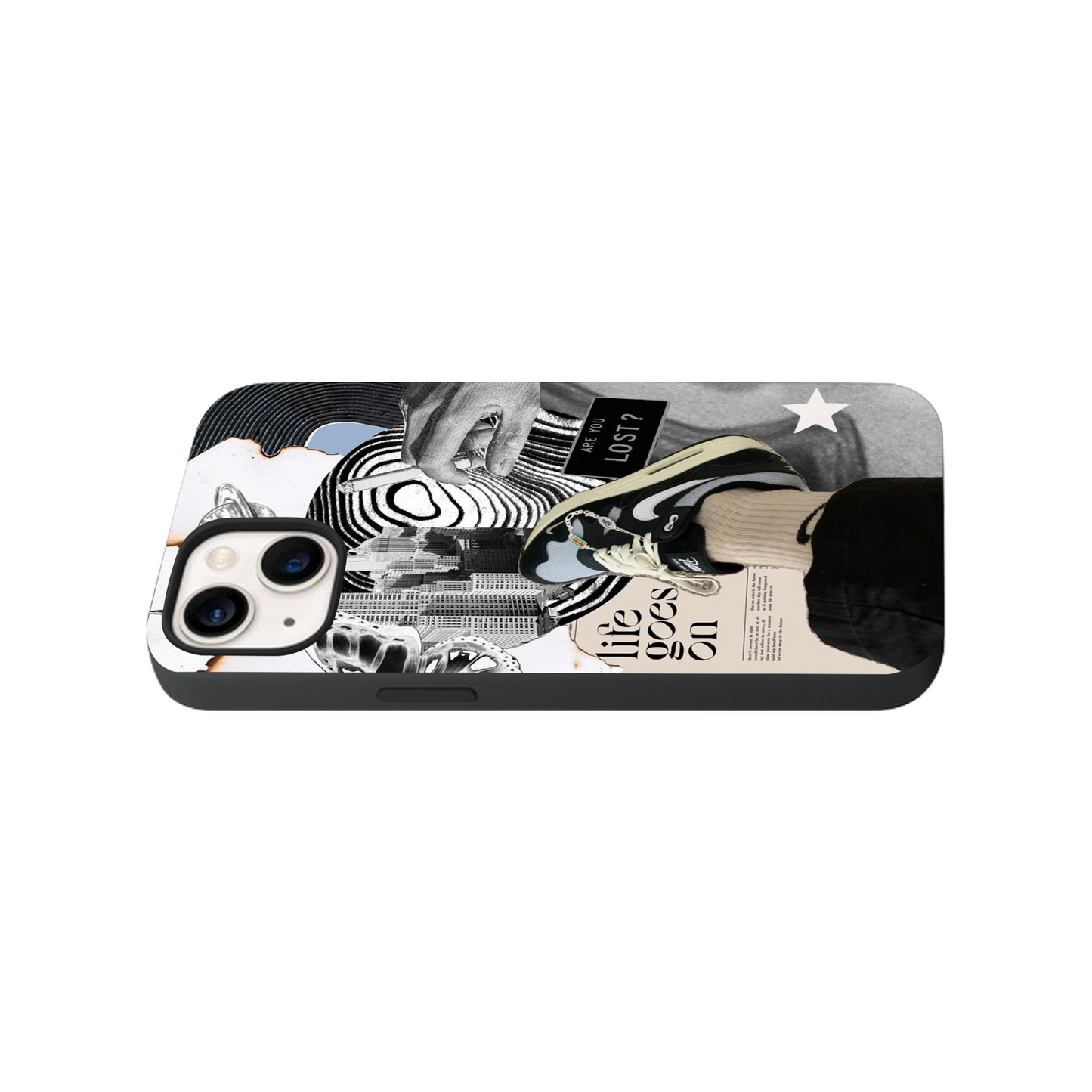 Life Goes On Glass Phone Case