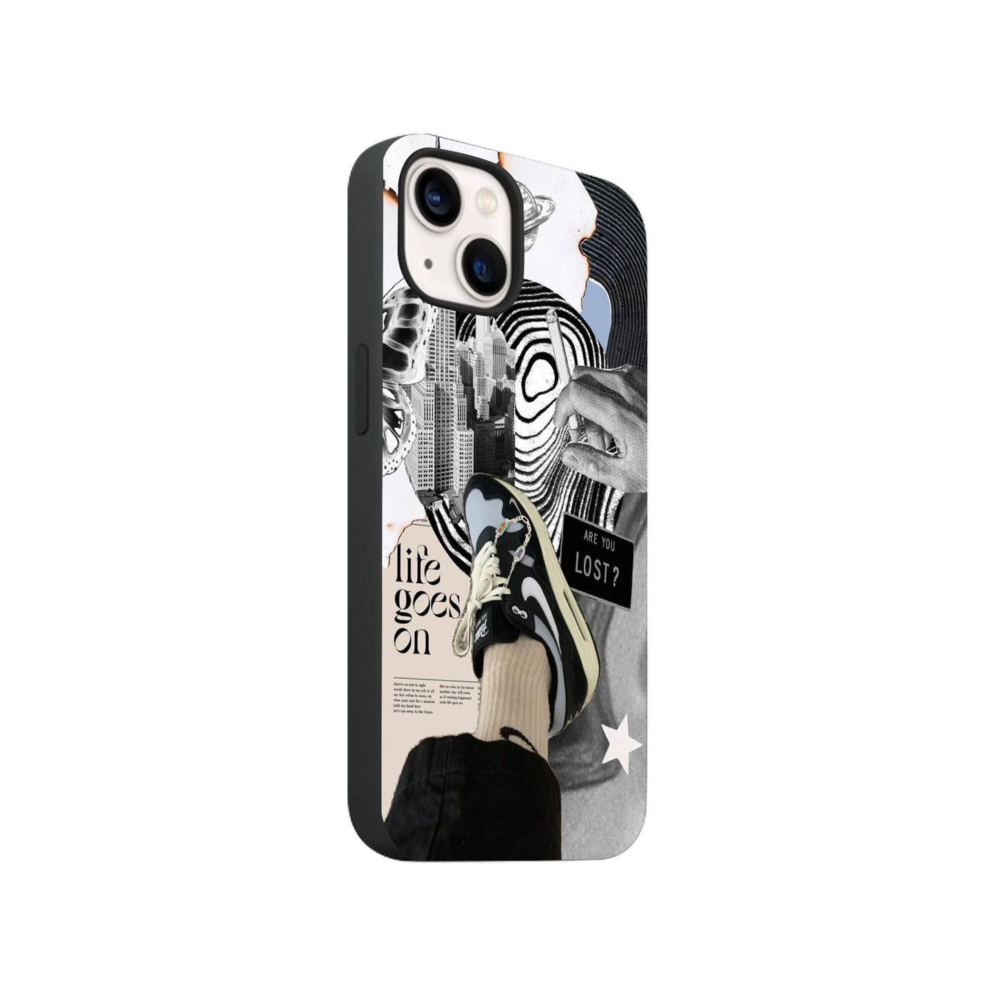 Life Goes On Glass Phone Case