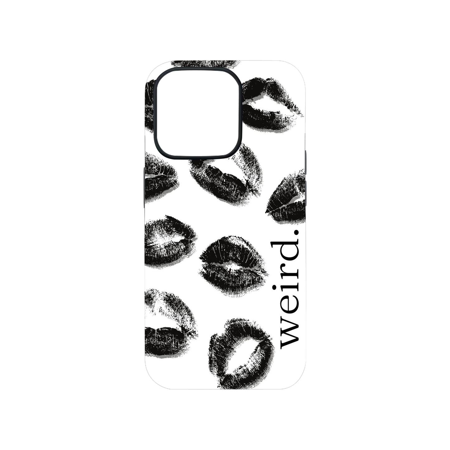 Weird Lips Glass Phone Case