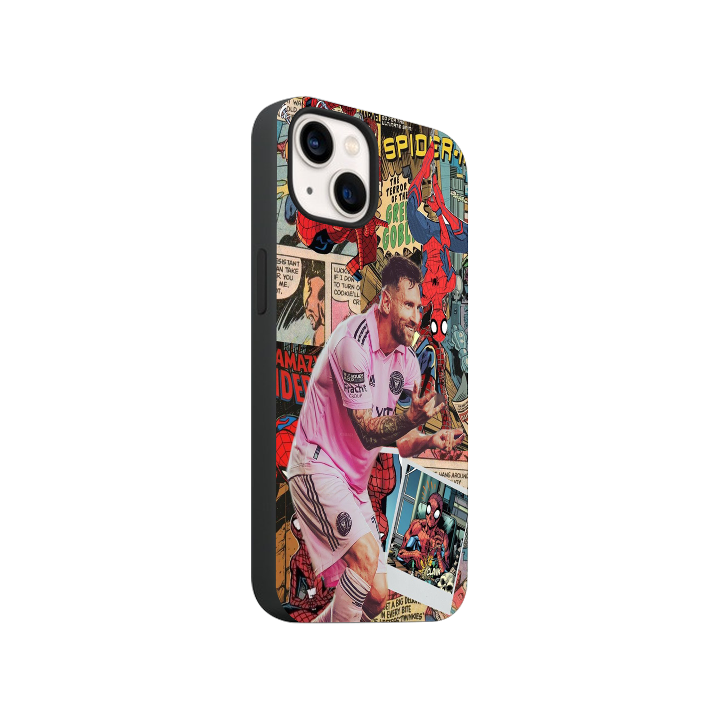 Messi #3 Glass Phone Case