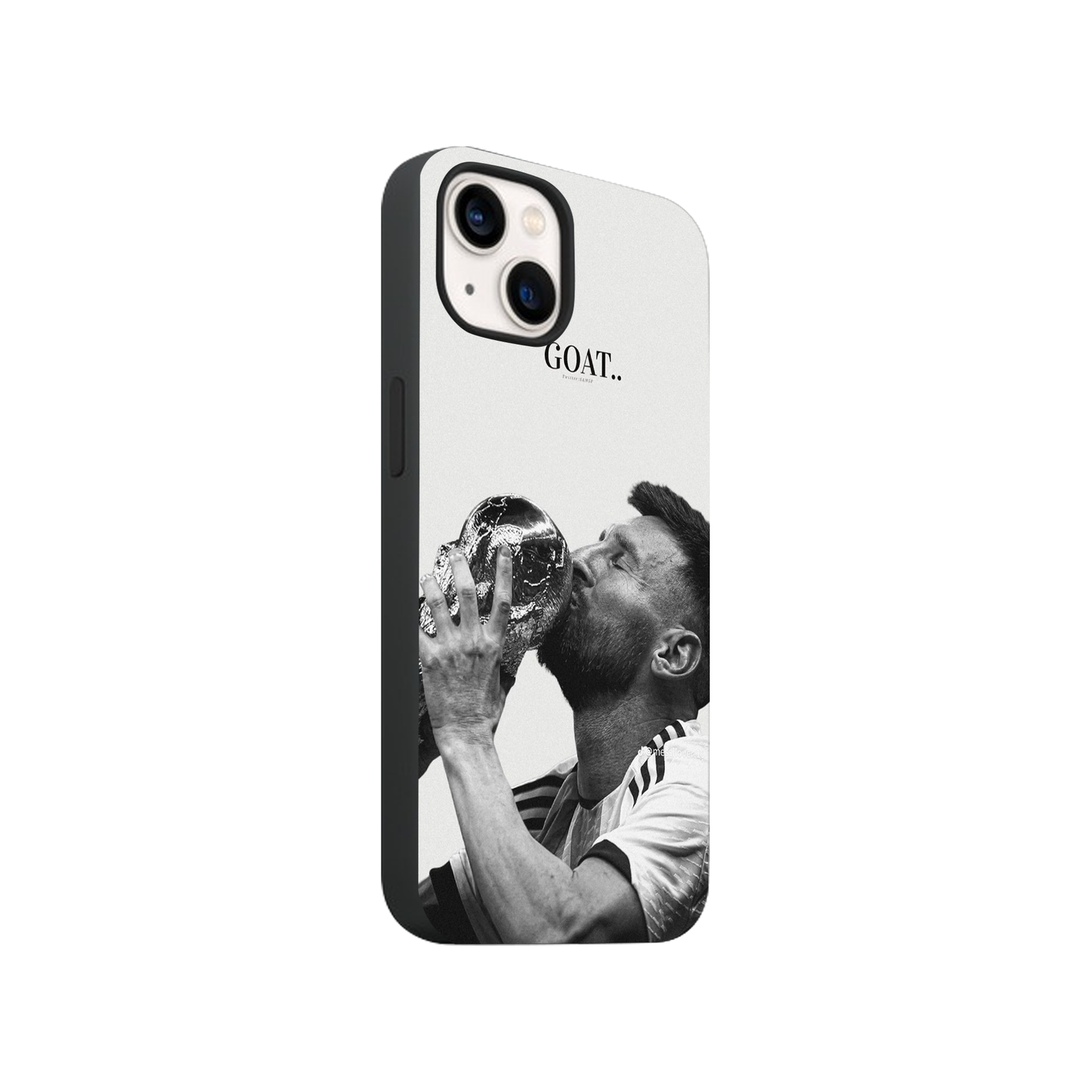 Messi #6 Glass Phone Case