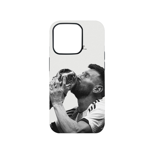 Messi #6 Glass Phone Case