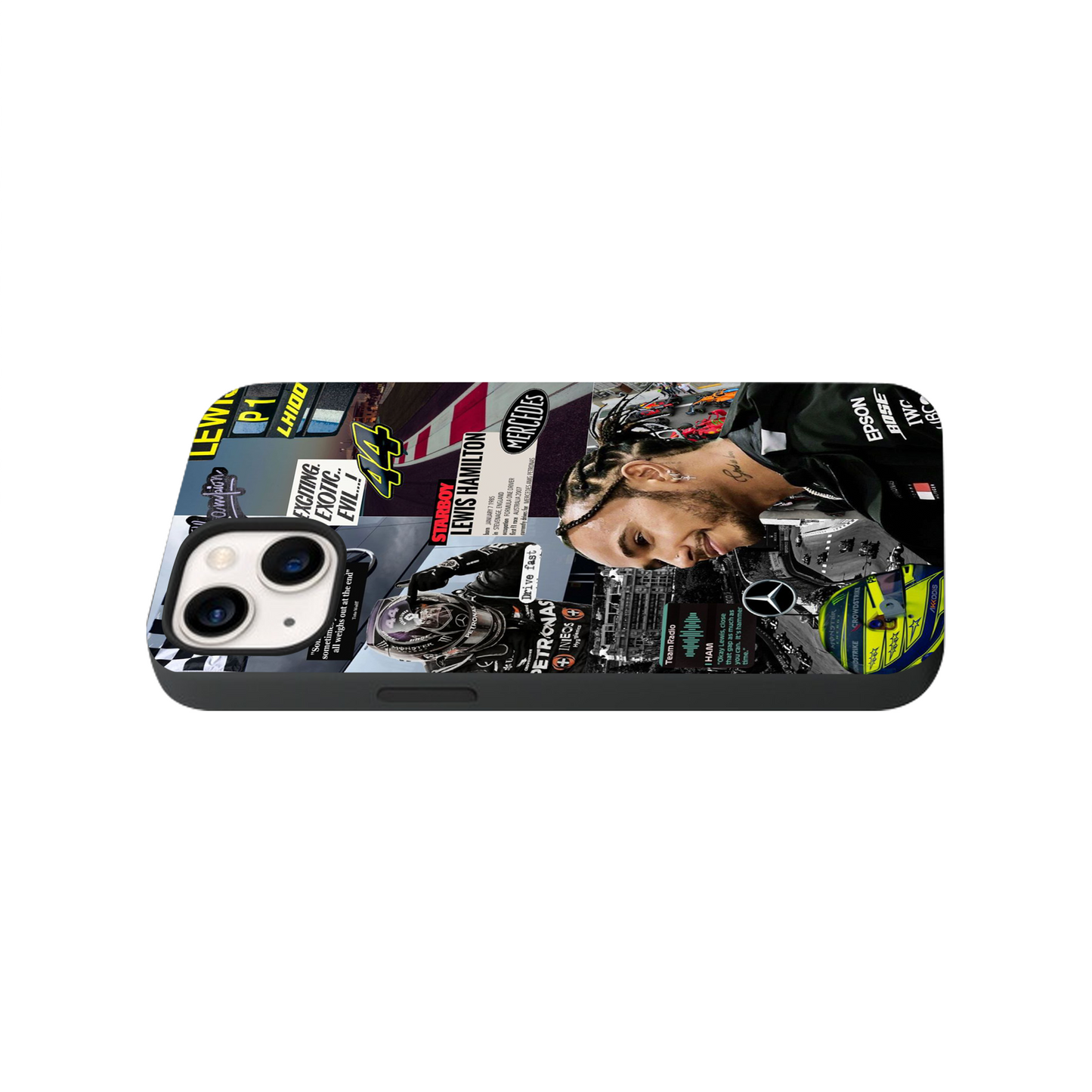 Mercedes X Lewis #1 Glass Phone Case