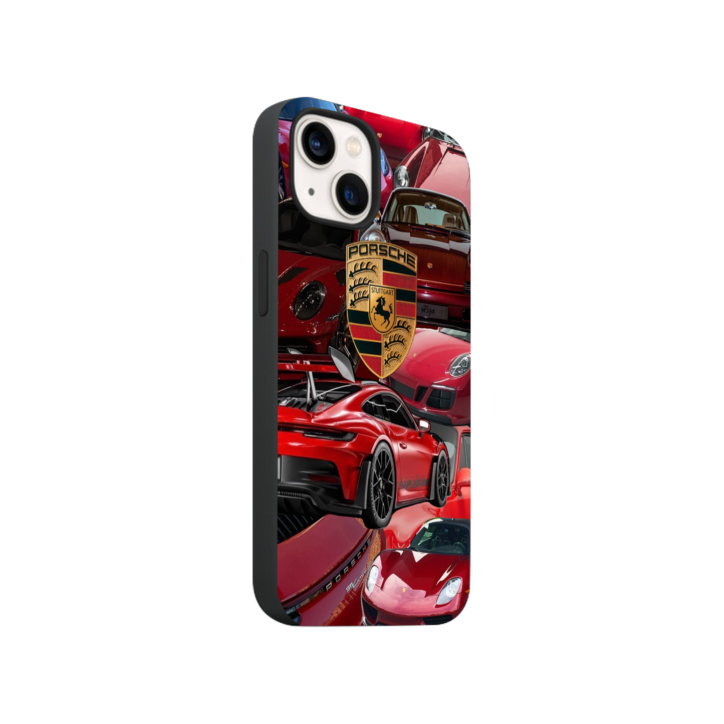 Red Porsche Glass Phone Case