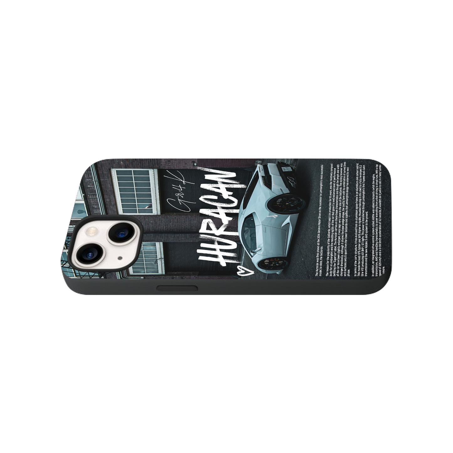 Huracan Glass Phone Case