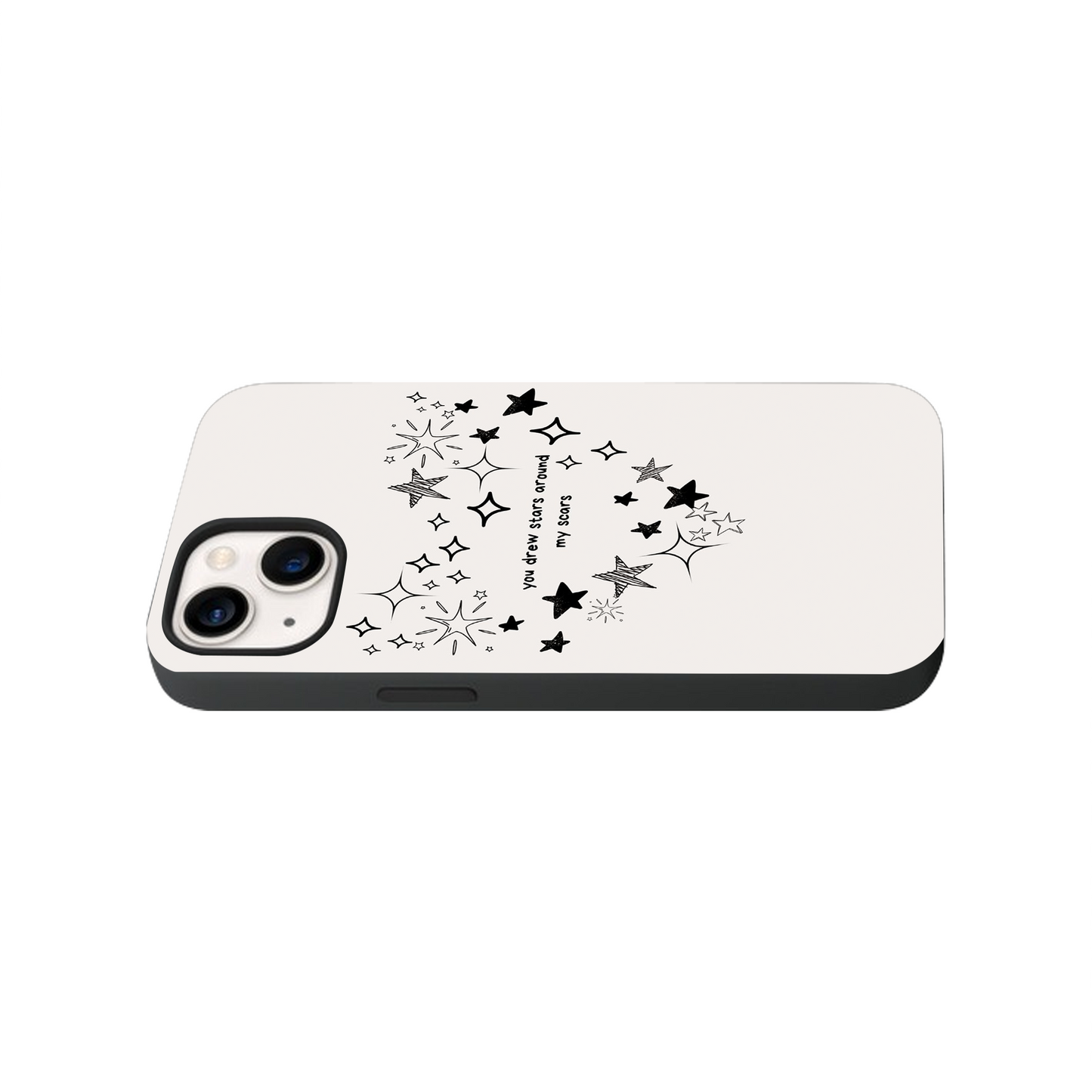 Stars and Scars Glass Phone Case
