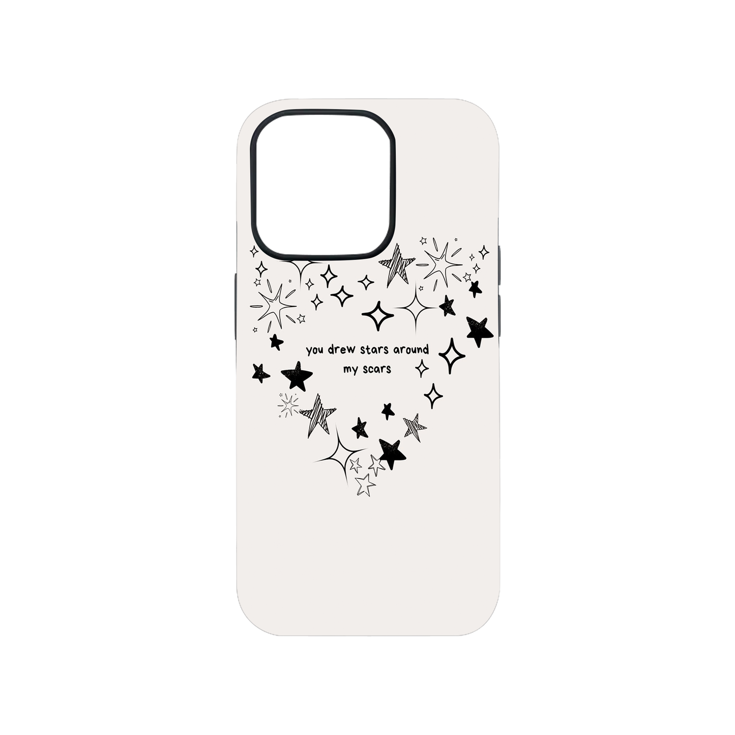 Stars and Scars Glass Phone Case