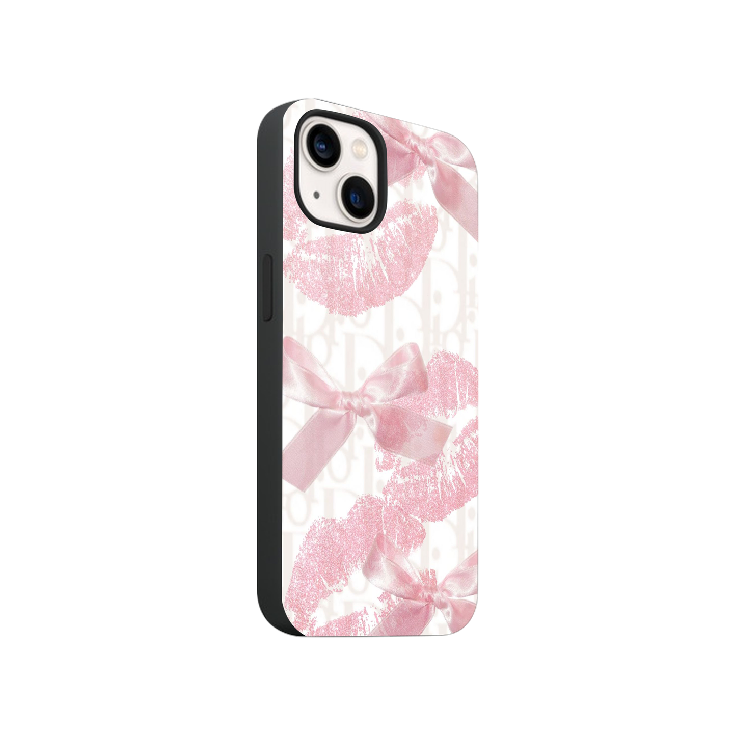Lips and the Bow Glass Phone Case