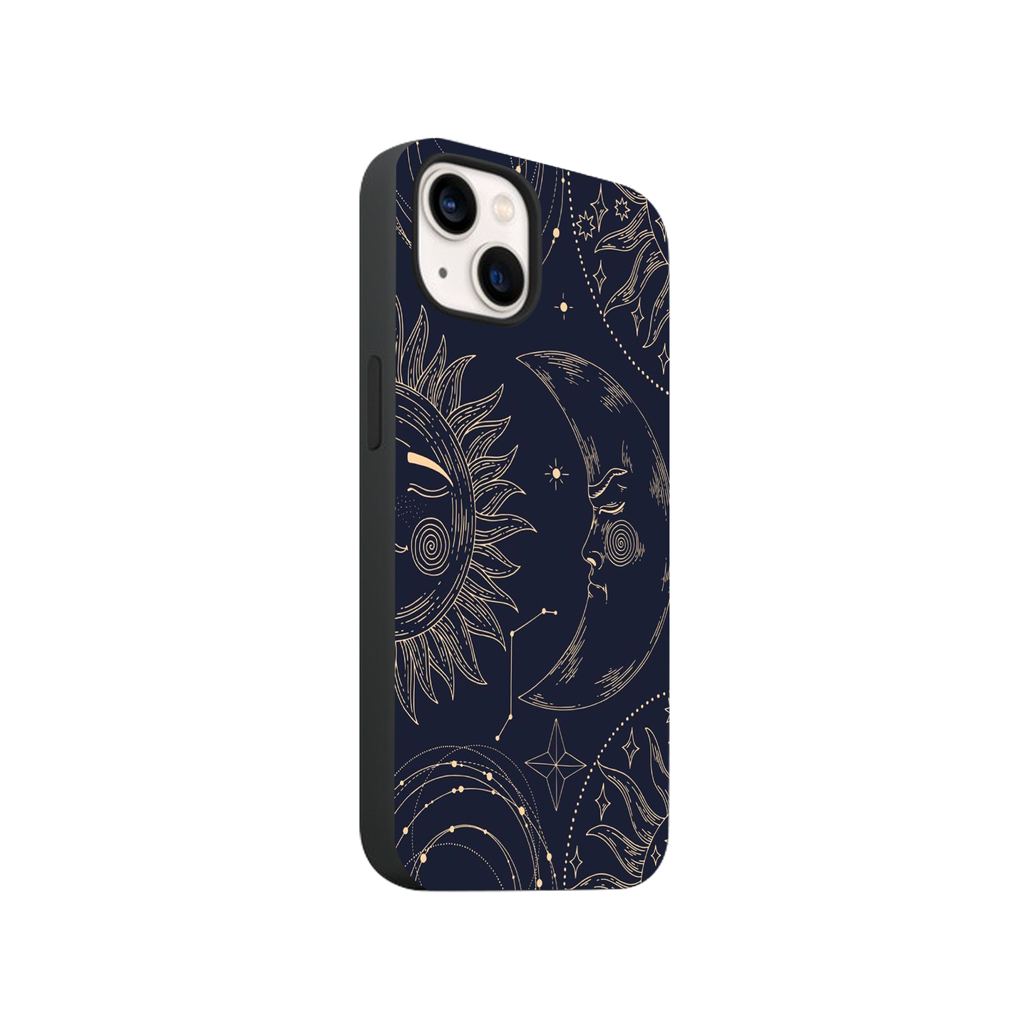 Sun and the Moon Glass Phone Case