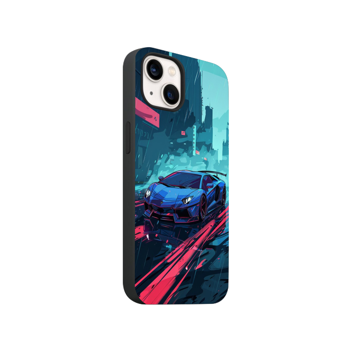 Lamborgini #3 Glass Phone Case