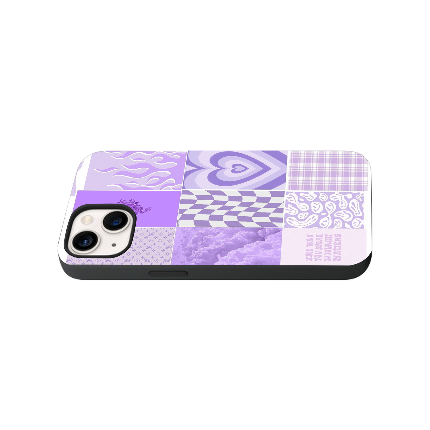 Y2K Purple Glass Phone Case
