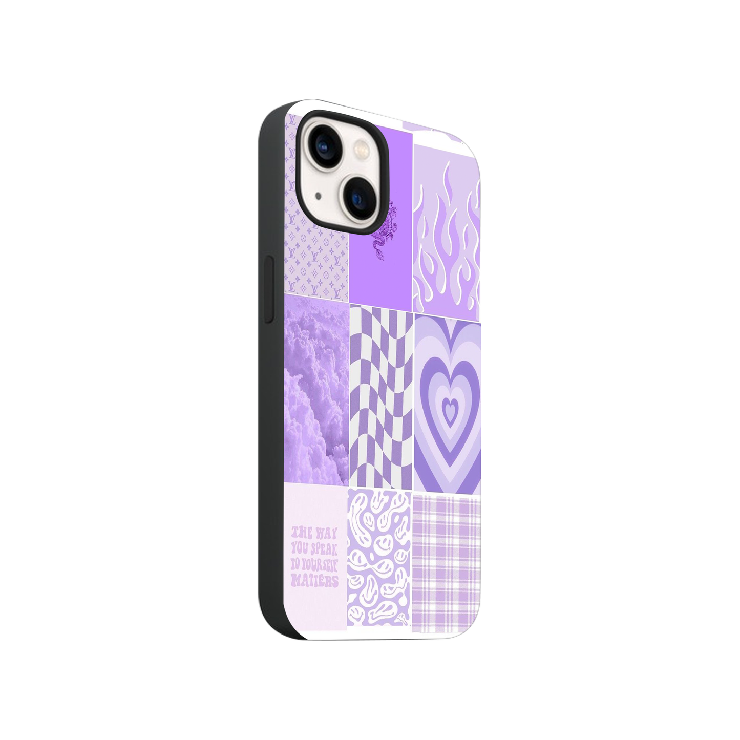 Y2K Purple Glass Phone Case