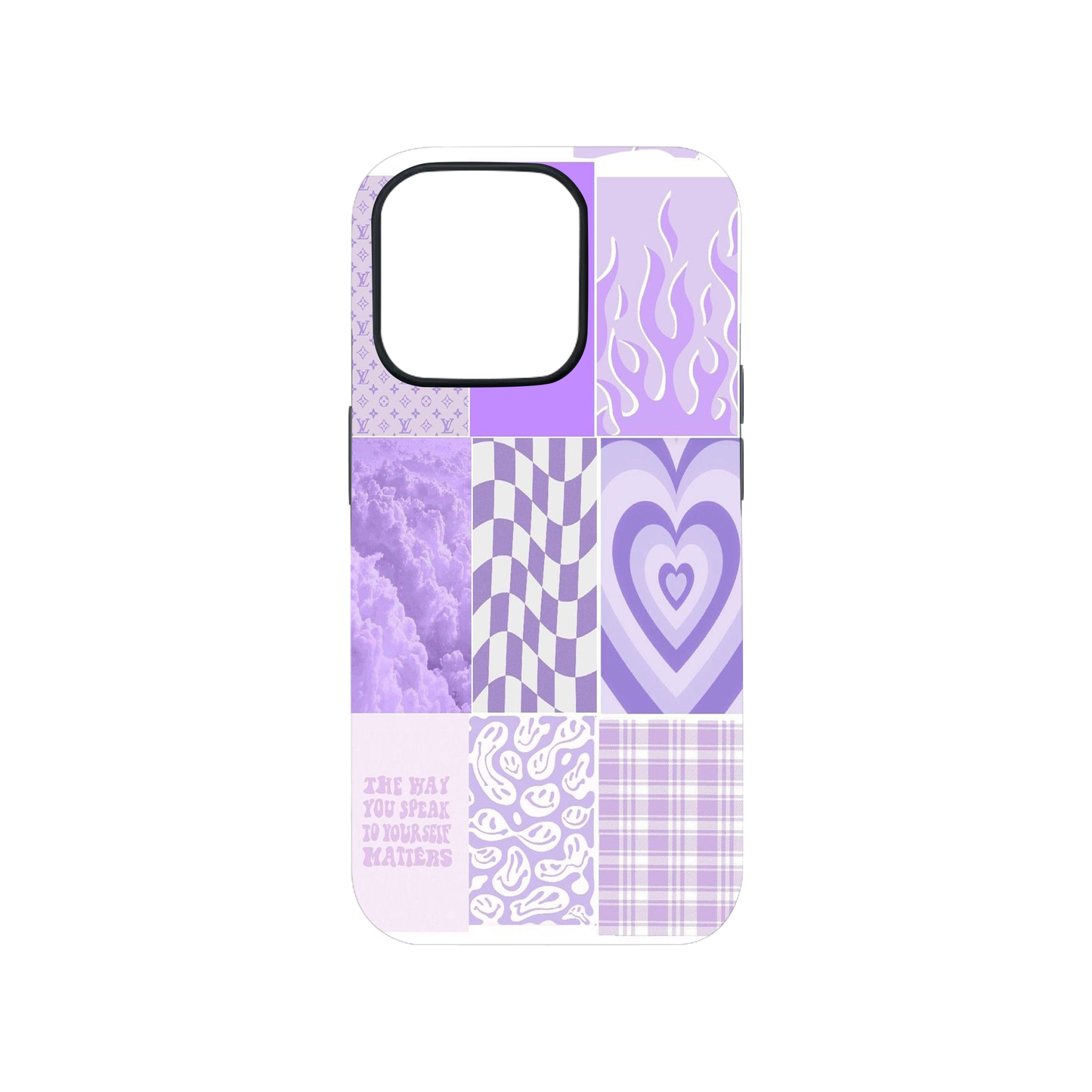 Y2K Purple Glass Phone Case