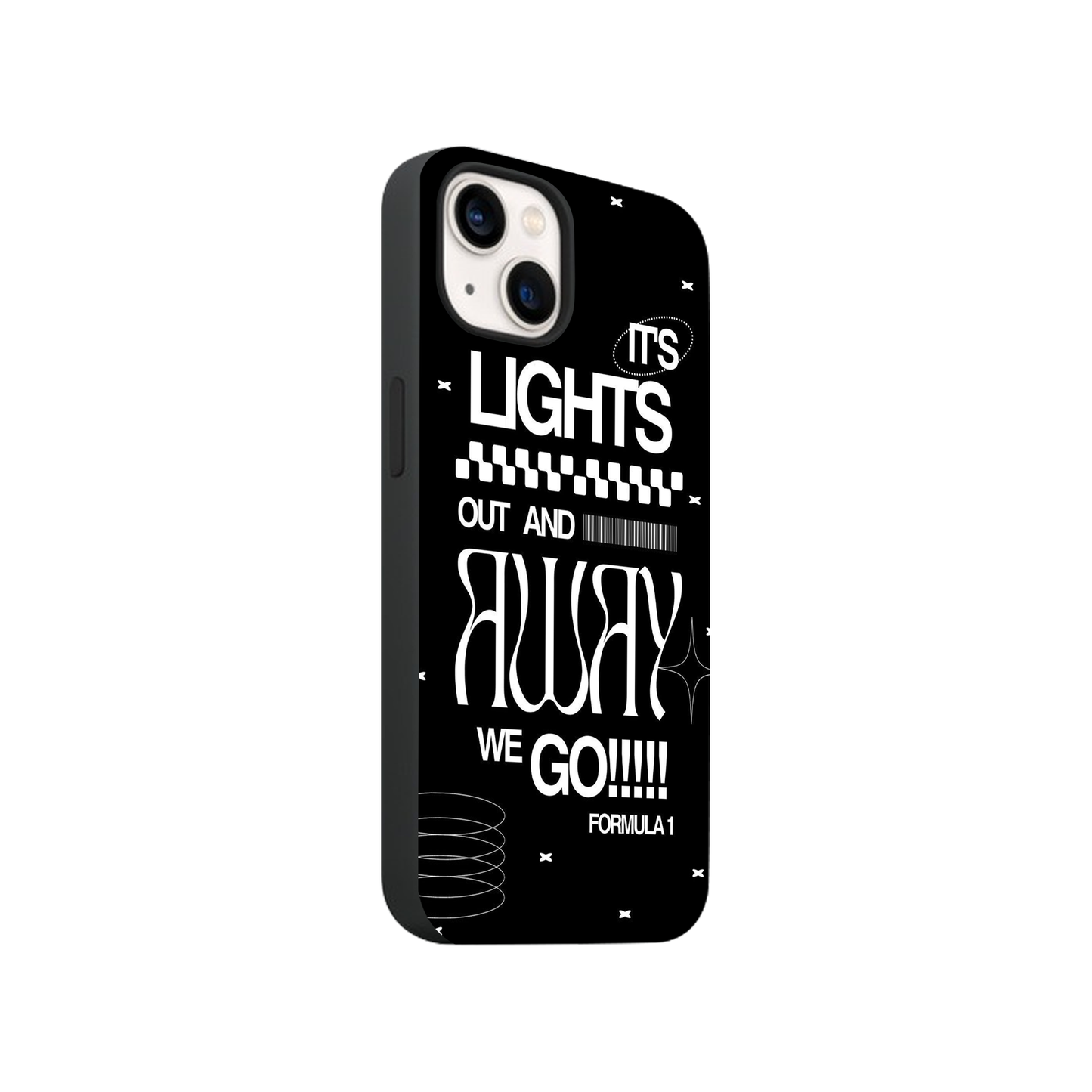 Formula 1 Lights Our Glass Phone Case