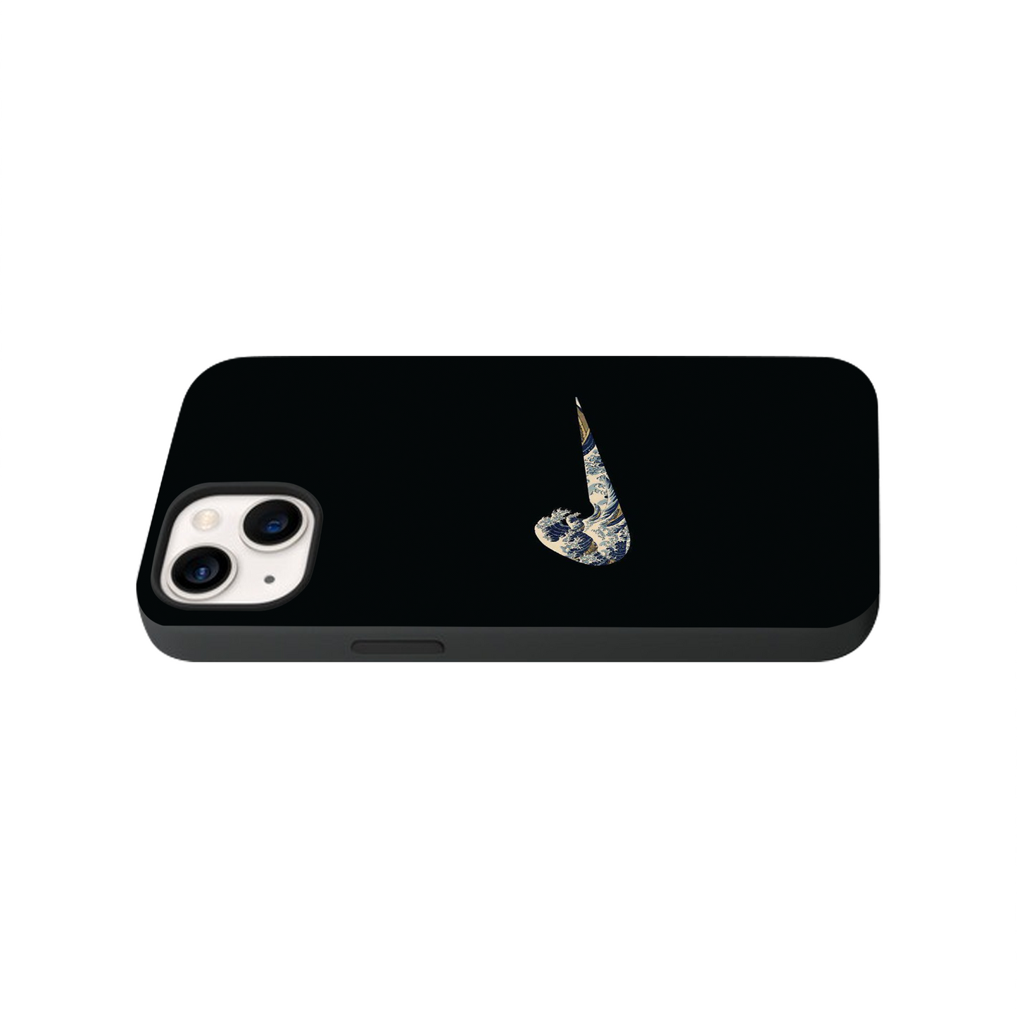 Great Wave X Swoosh Glass Phone Case