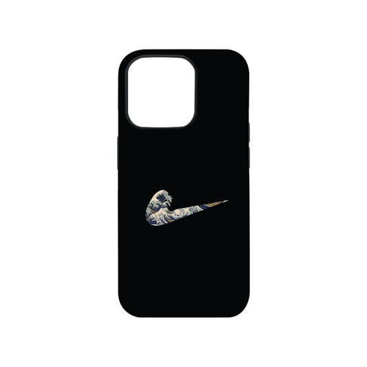 Great Wave X Swoosh Glass Phone Case