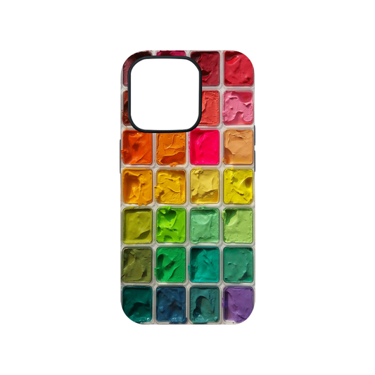 Colour Pallete Glass Phone Case