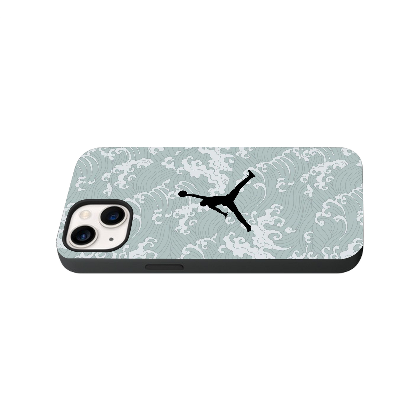 Jordan X Great Wave Glass Phone Case