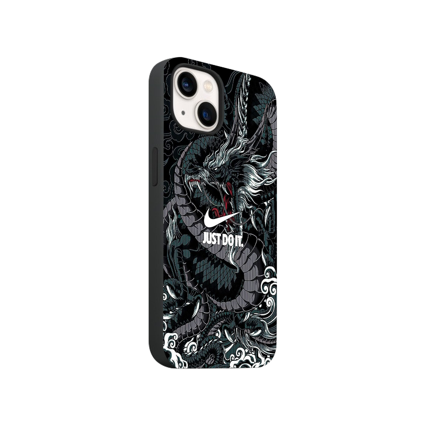 Dragon Swoosh Glass Phone Case