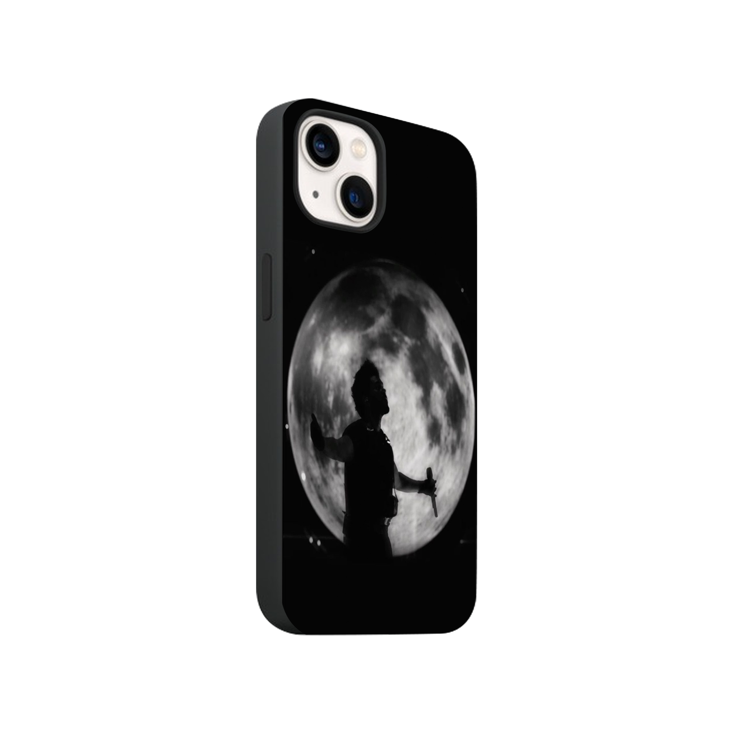 The Weeknd at Moon Glass Phone Case