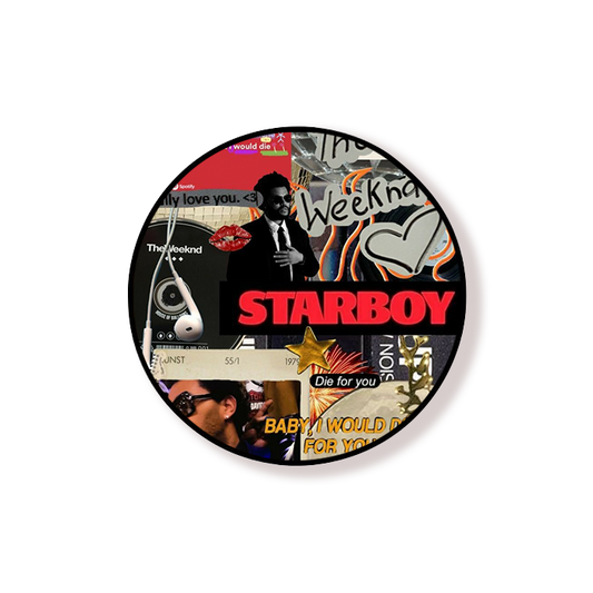 The Weeknd Starboy Round Round Holder