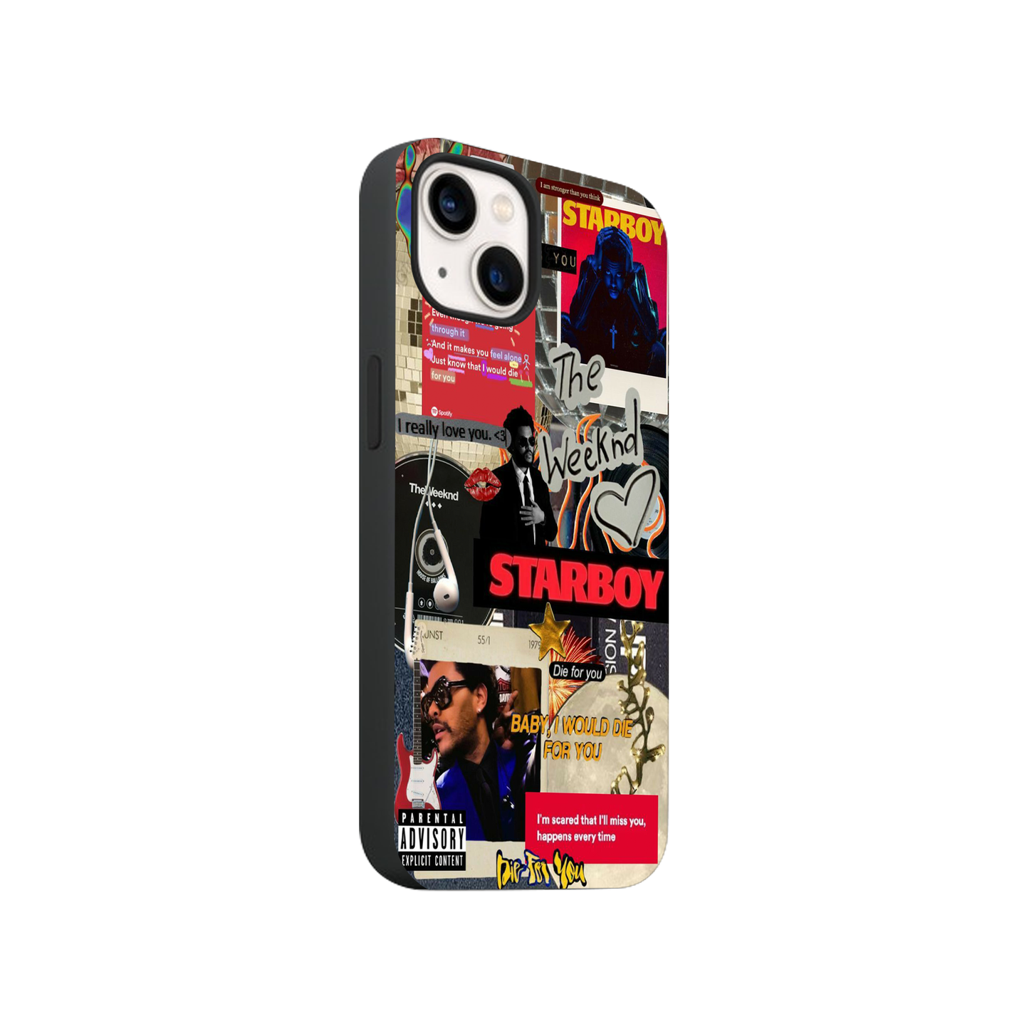 The Weeknd Starboy Glass Phone Case
