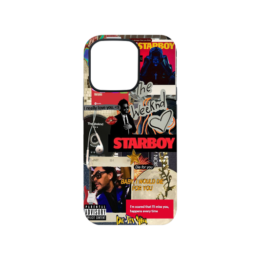 The Weeknd Starboy Glass Phone Case