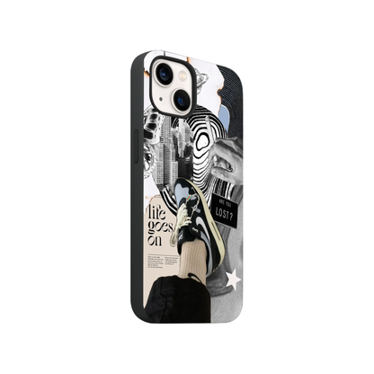 Life Goes On Glass Phone Case