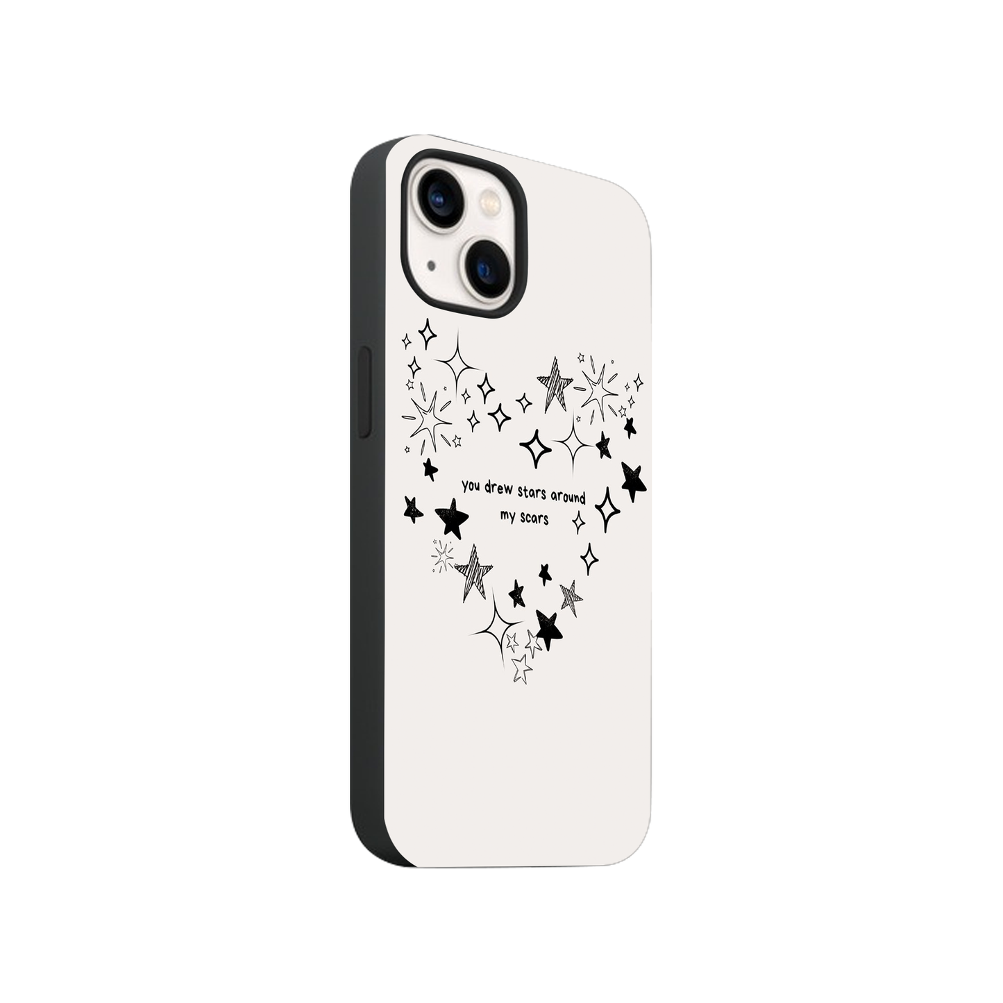 Stars and Scars Glass Phone Case