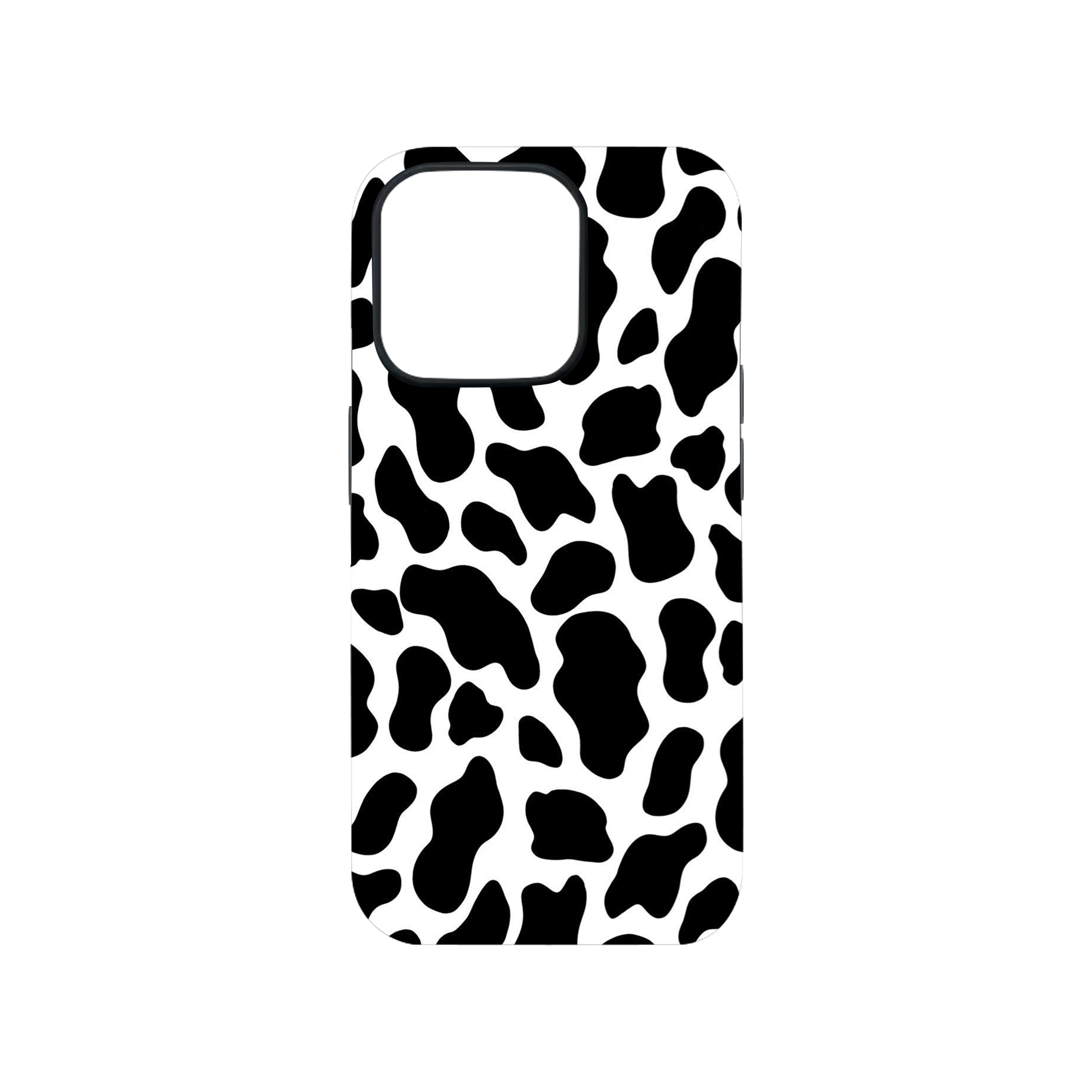 White Cow Print Phone Case