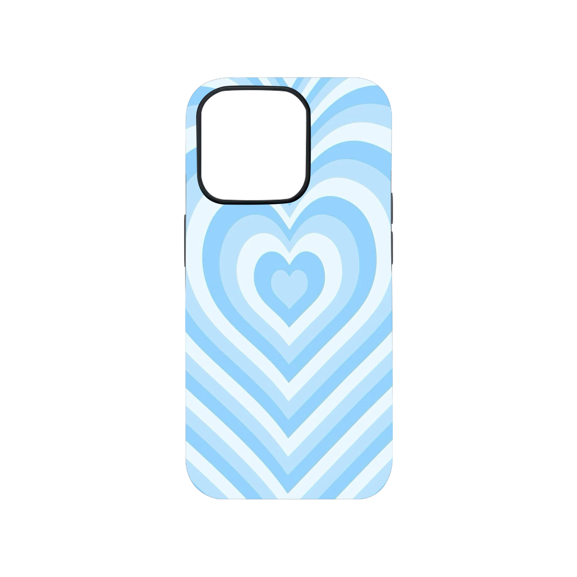 Blue Hearts Y2K Phone Case