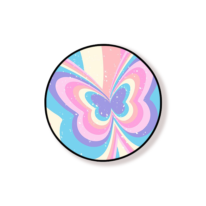 Rainbow Butterfly Pop Holder