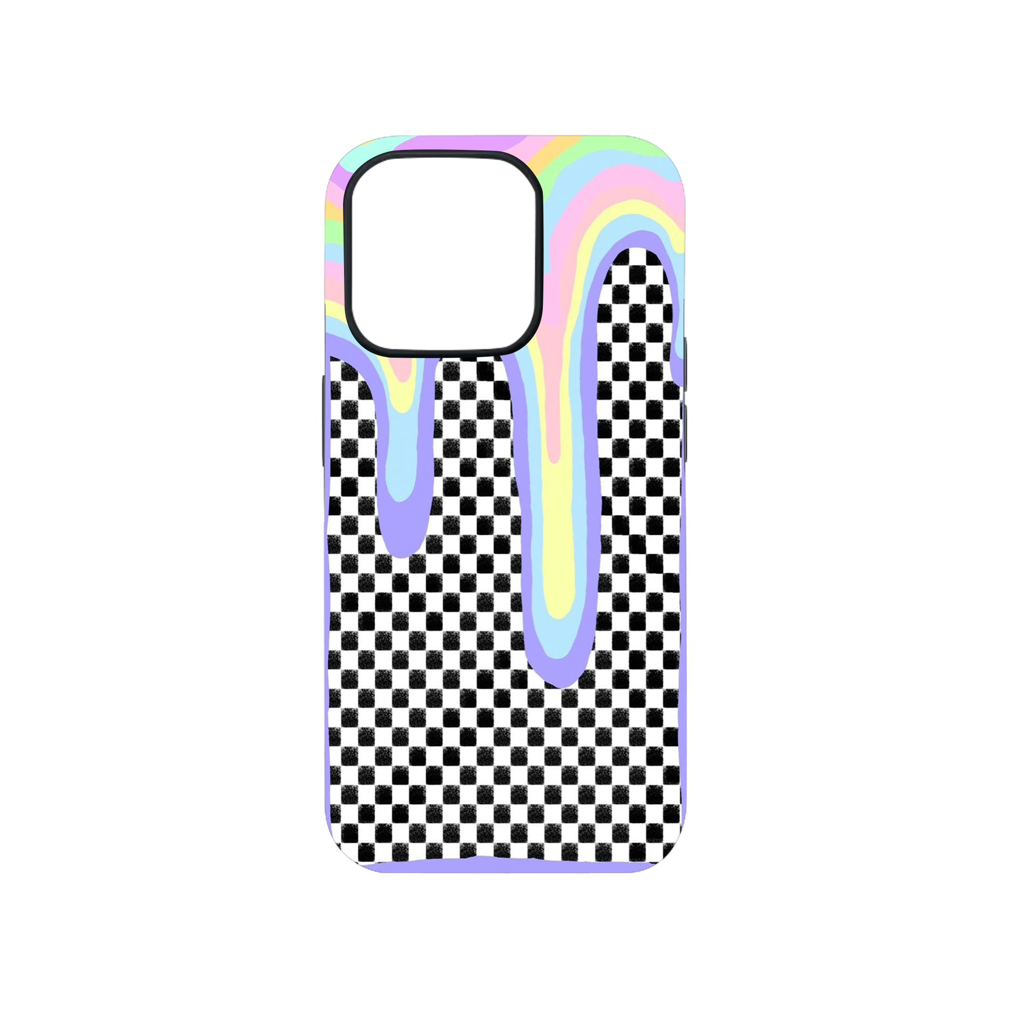 Rainbow Checkered Phone Case