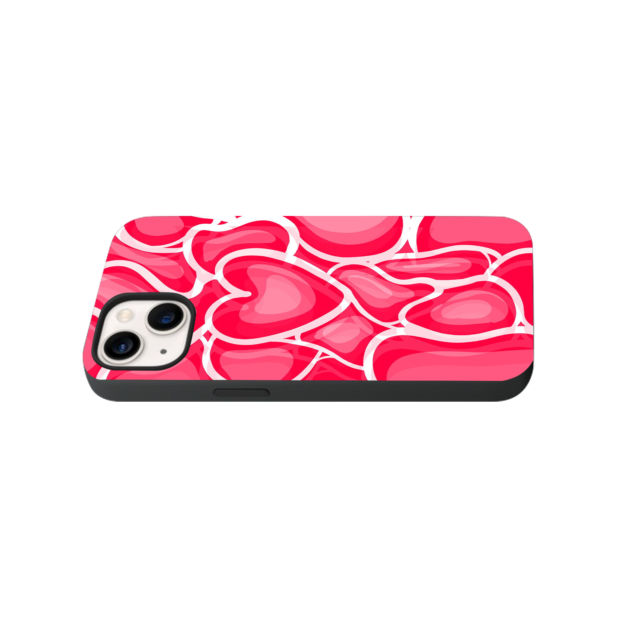 Pink Hearts Aesthetic Phone Case