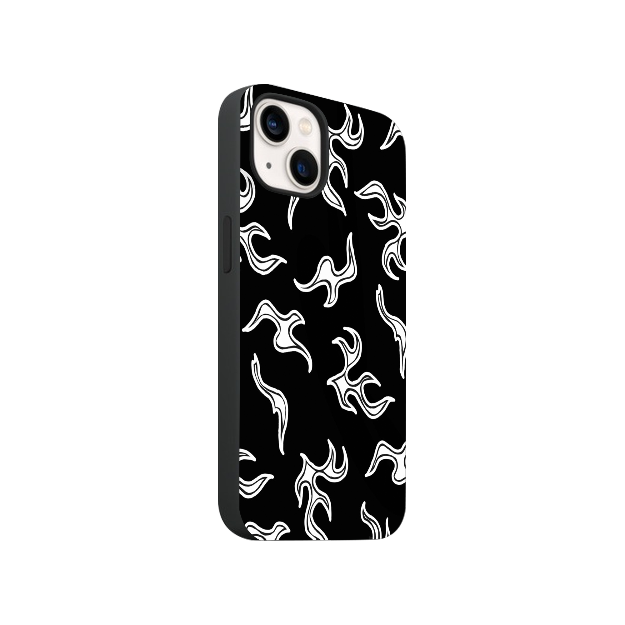 White Flames Phone Case