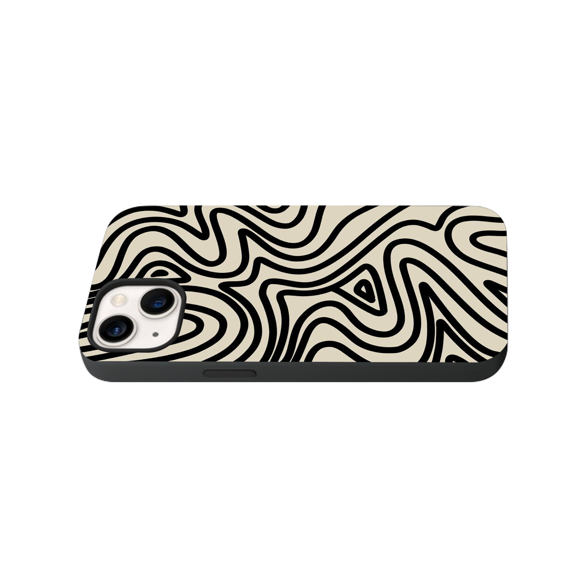 Wavy Topographic Phone Case