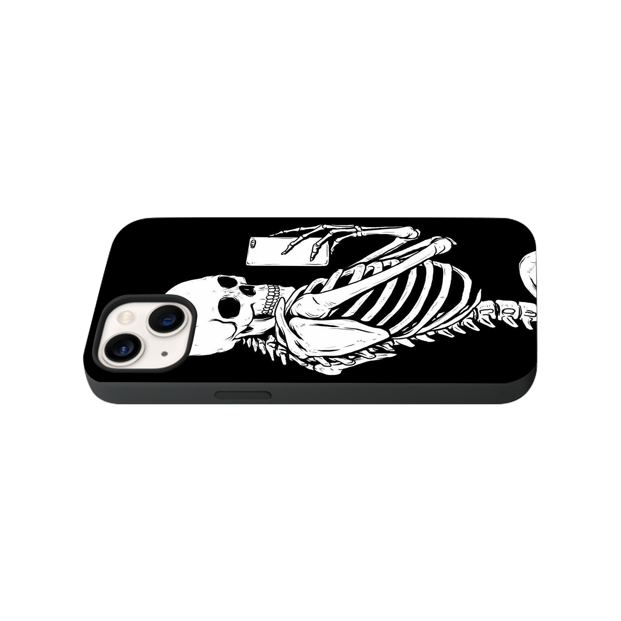 Skeleton Mirror Selfie Phone Case