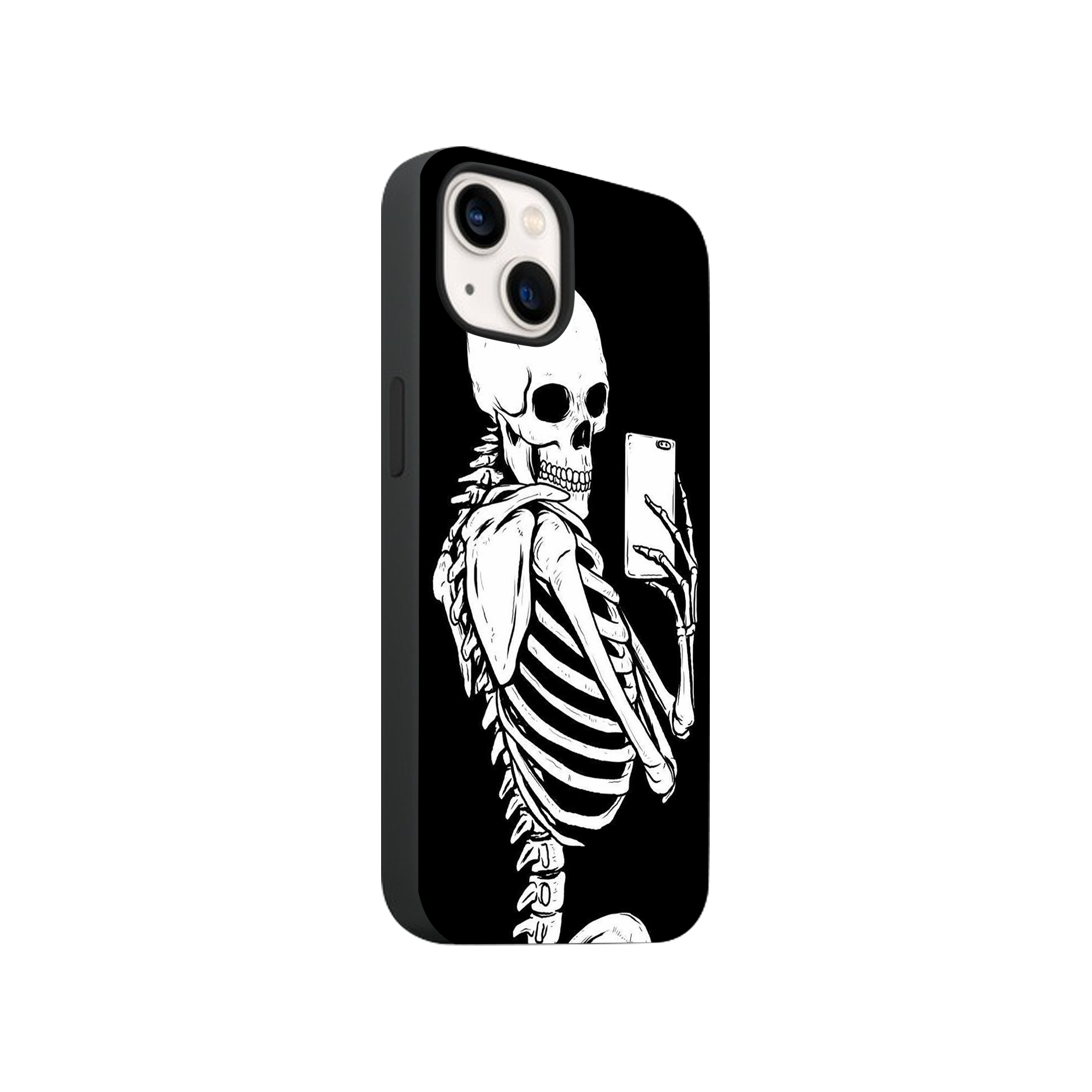 Skeleton Mirror Selfie Phone Case