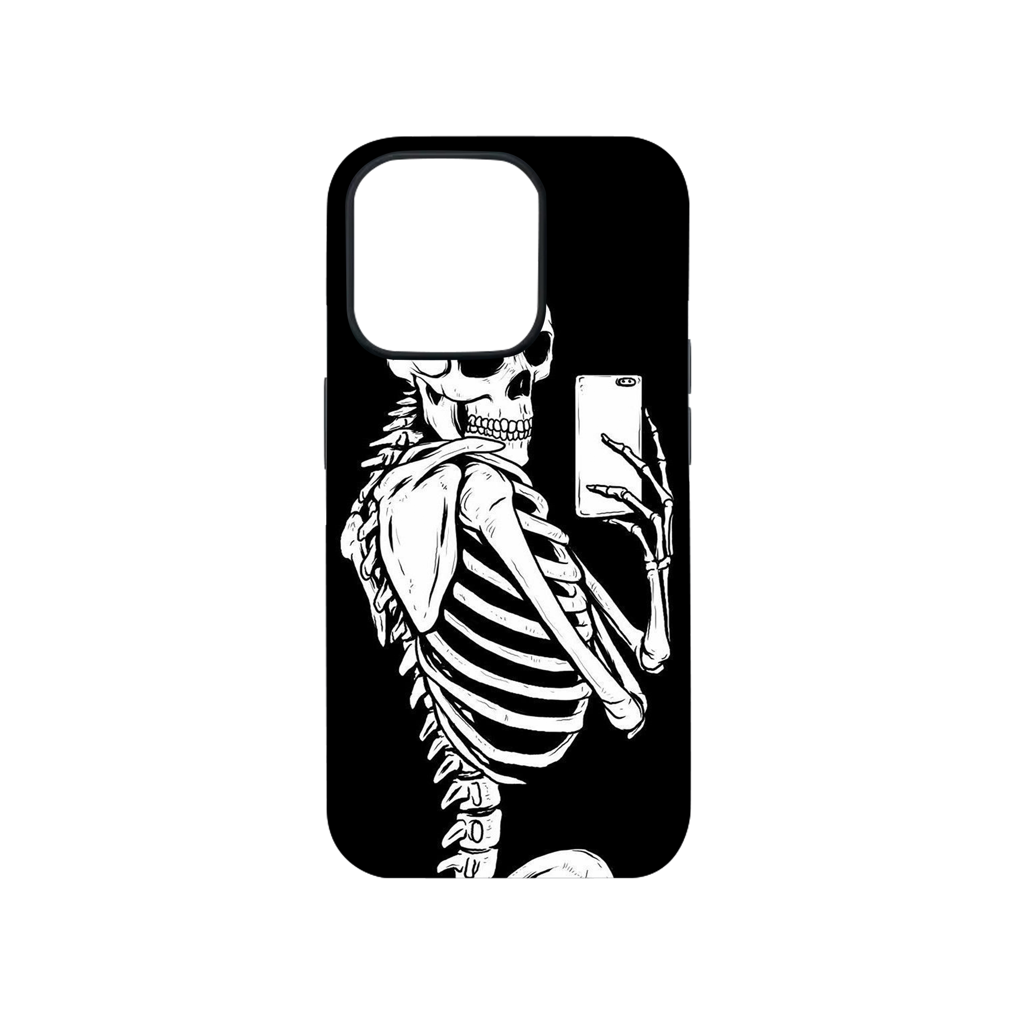 Skeleton Mirror Selfie Phone Case