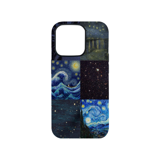Multiple Paints Glass Phone Case